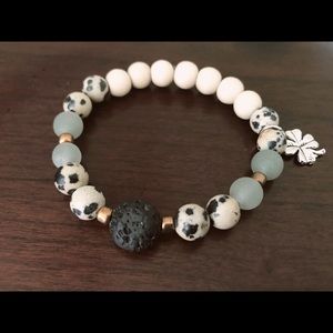 Handmade Dalmatian Jasper & Aventurine Diffuser